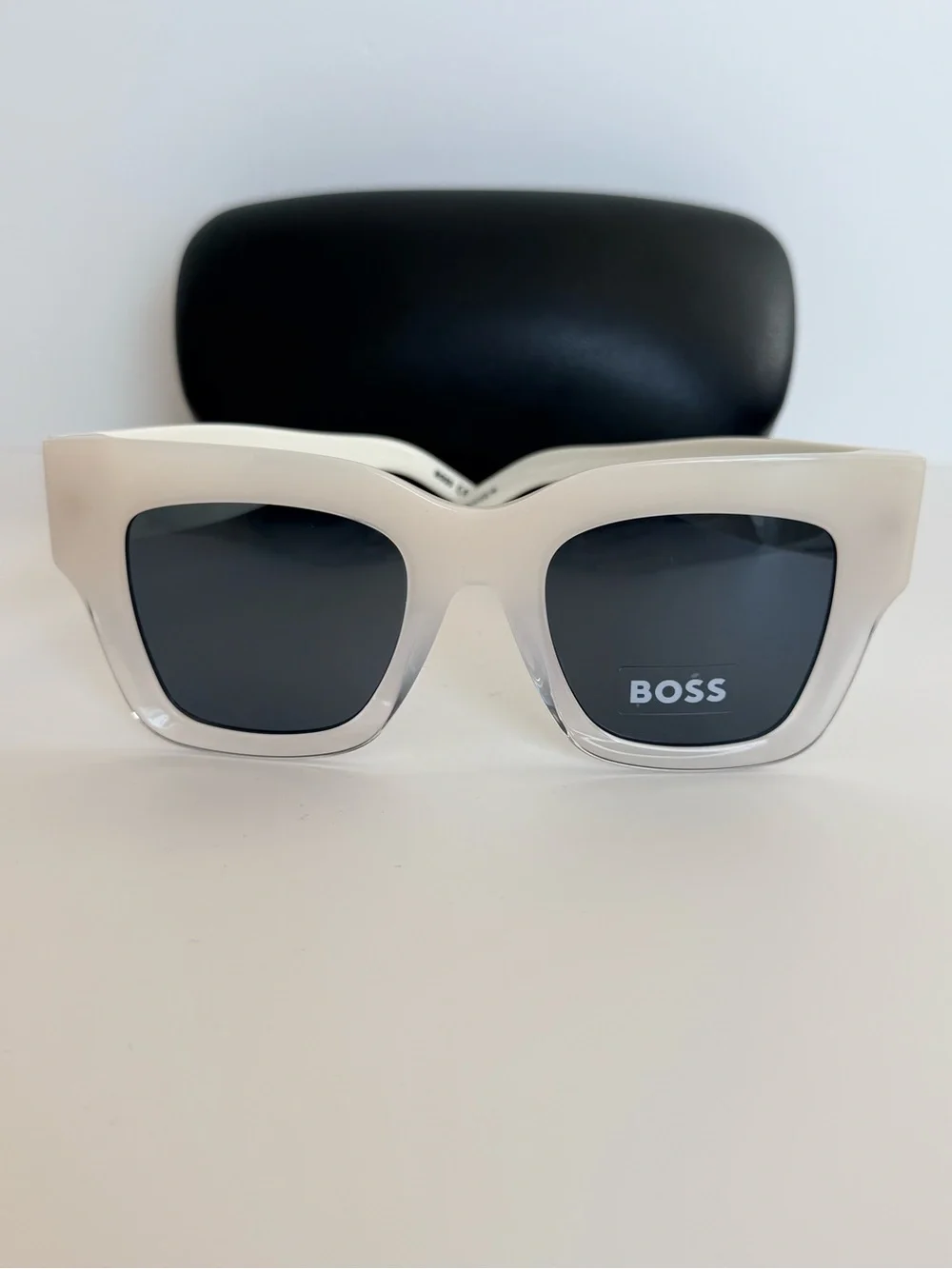 BOSS White Square Women's Sunglasses BOSS 1386/S